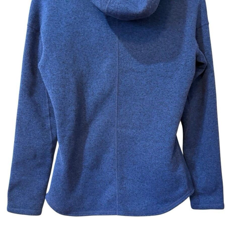 Stio Hoodie Womens Small Navy Sweetwater Fleece Thumbholes 1/4 Zip Sweatshirt - Picture 5 of 11
